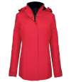 KB6108 K6108 Kariban Ladies Parka Jacket Red colour image